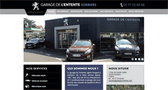 Desktop Screenshot of garage-entente.com